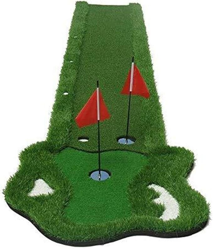 YLSP Indoor Golf Practice Golf Putting Mat Mat Threeway Home To Improve Putting Stroke Your