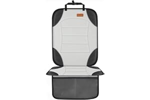 TACOPETS Protect Car Seat, Car Seat Protector for Child Car Seat,with Mesh Pockets, Non-Slip Backing, Prevent seat Marks/pet 
