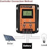 Regun 30A MPPT Solar Charge Controller 12V 24V LCD Dual USB Lead-acid Battery view 5