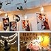 KAZOKU Indoor Outdoor Decor Garden Lights Path Lights Hanging Fairy Lights (Star Lights-White) (50 LED Photo Clips String Lights)