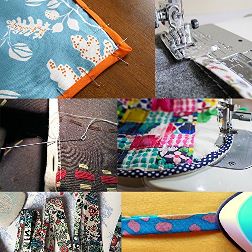 BIGTEDDY - Set of 5 Size Fabric Bias Tape Maker Tools 6mm 9mm 12mm 18mm 25mm Fabric Sewing Quilting Bias Binding Maker