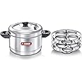 Judge by Prestige Stainless Steel Idli Cooker with 4 Plates