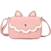 Gladdon Teen Girls Crossbody Bag Cute Cat Wallet for Girl Birthday Gifts Purses