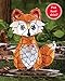 Collections Etc Solar Faux Tiffany Stained Glass Fox