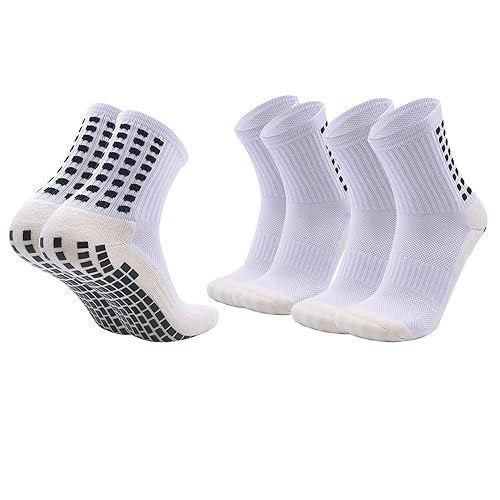 TECMIF Kids Soccer Socks Non Slip Football Socks Hospital Grip