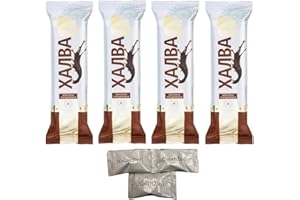 Sunflower Halva 4 Pack (Imported from Ukraine) Includes HolanDeli Mints