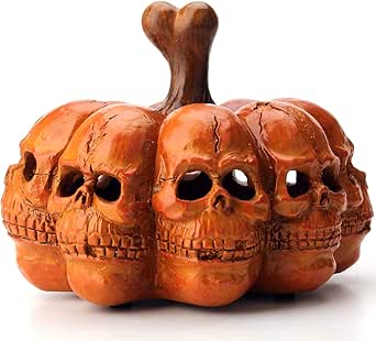 Amazon.com: Halloween Led Pumpkin Skull Decorations lights Up