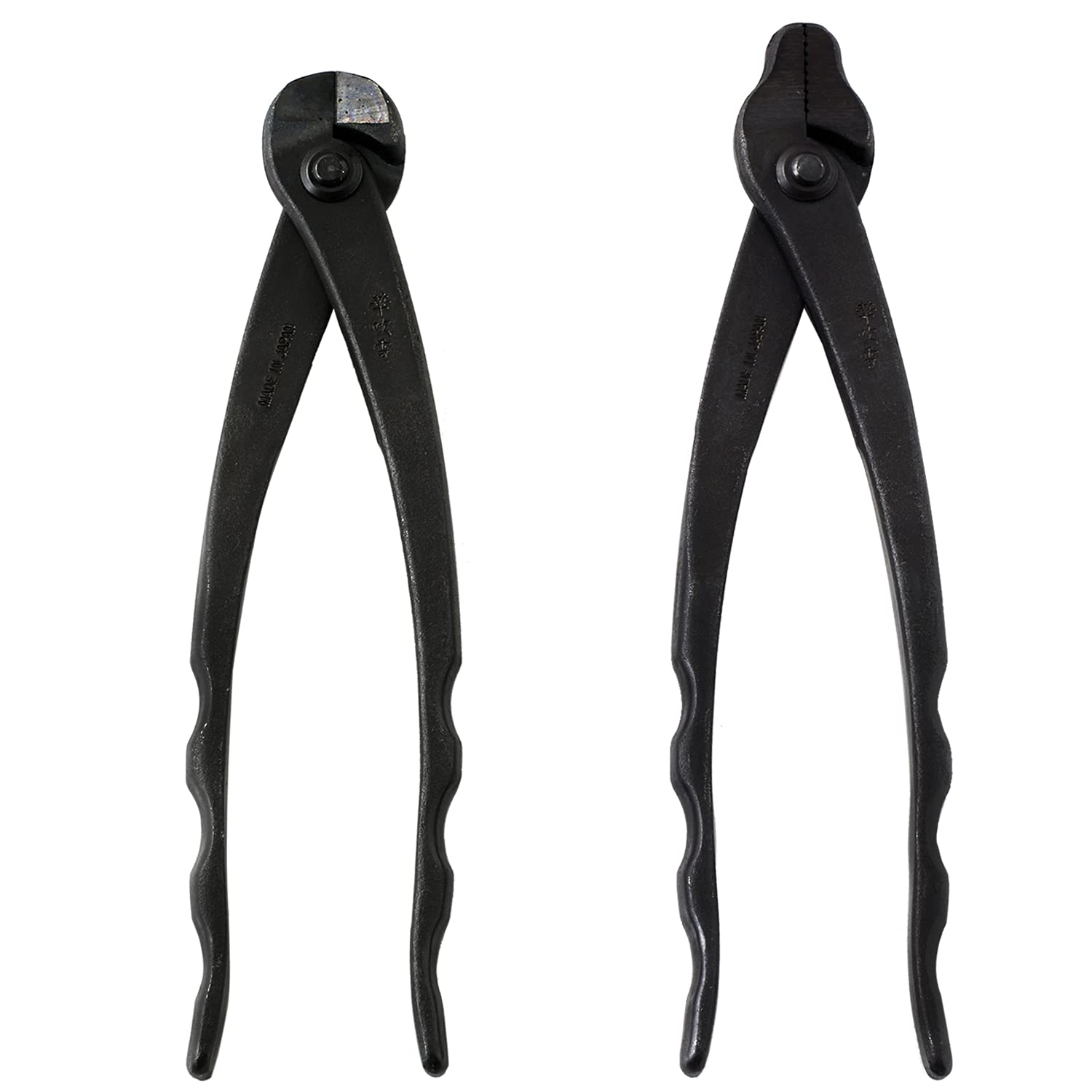 Wazakura Forged Japanese Bonsai Tool Set Made in Japan, Bonsai Tree Wire Cutter 7.7 inches (195mm) + Bonsai Pliers 8.25 inches (210mm) Gardening Kit