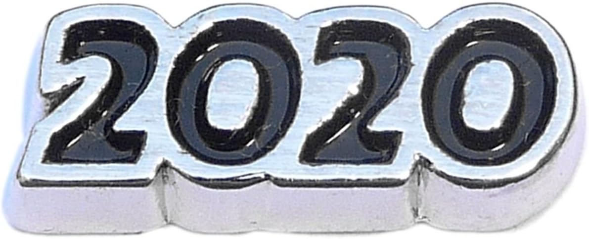 Year 2020 Floating Locket Charm
