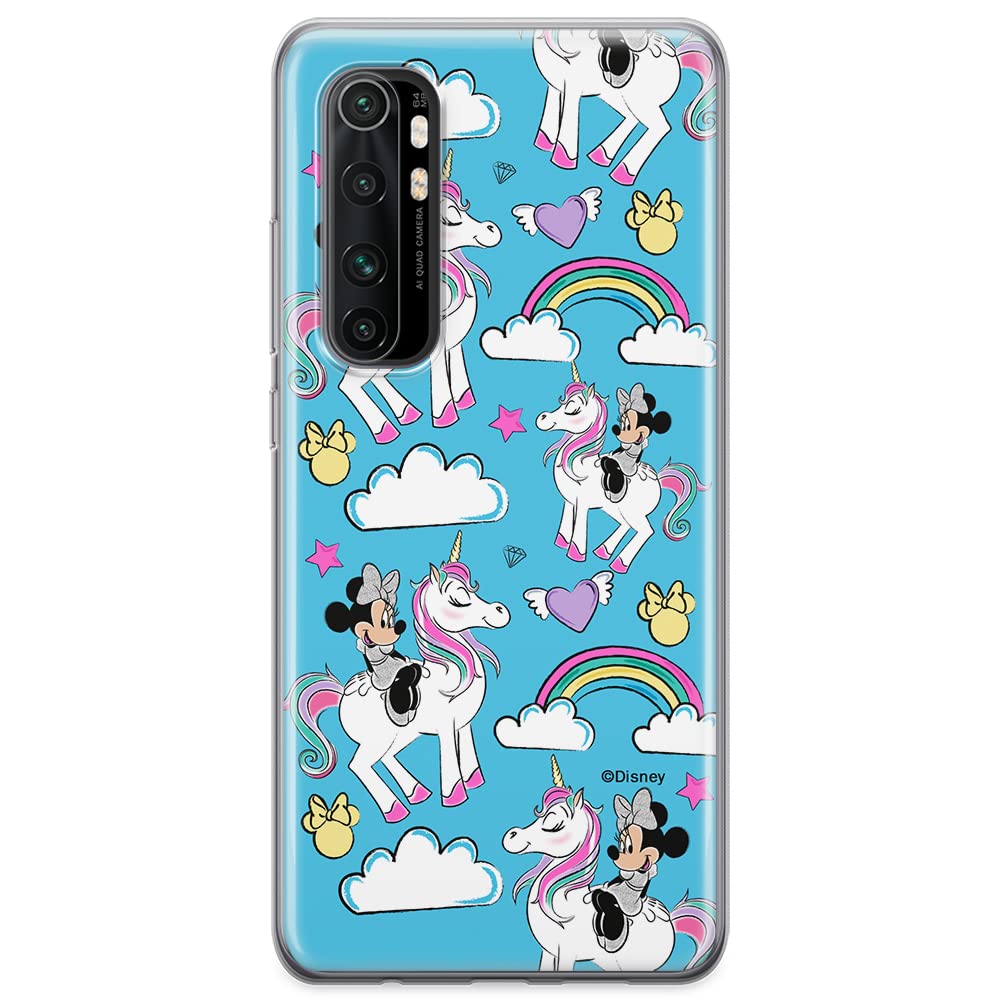 ERT GROUP mobile phone case for Xiaomi MI NOTE 10 Lite original and officially Licensed Disney pattern Minnie 037 optimally adapted to the shape of the mobile phone, case made of TPU