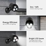 Proxinova Outdoor LED Security Lights 2 Pack Battery Powered Motion Sensor view 3