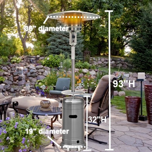 image for Formosa Covers Patio heater cover, fits stand up with 36