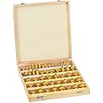 YONICO Router Bits Set 50 Bit 1/2-Inch Shank 17502