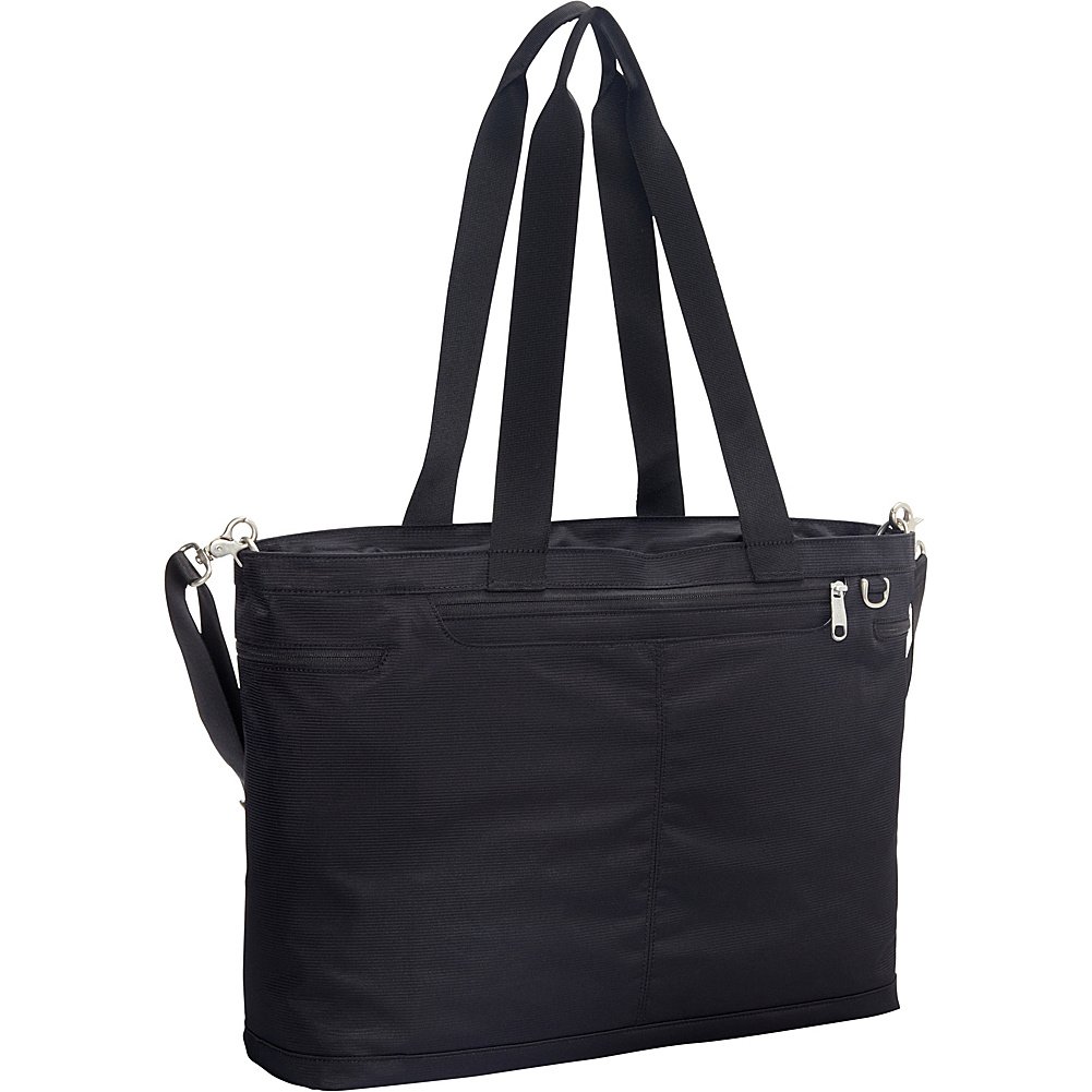 eBags Savvy Laptop Tote 2.0 with RFID Security (Black)