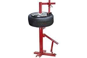 EASYBERG Portable Manual Tire Changer with Duck Head Adapter Kit with Centering Cone for 8" - 16" Car Tires