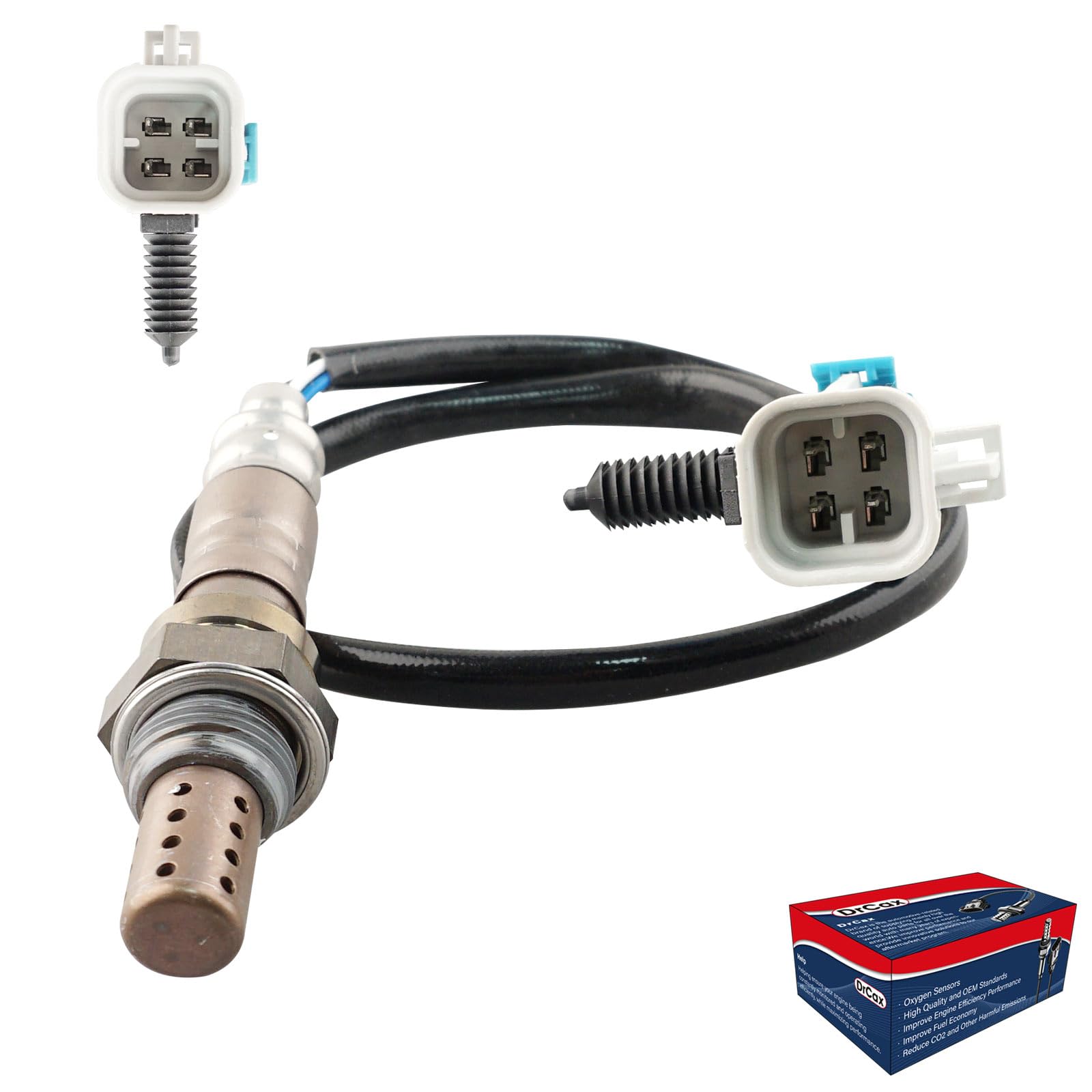 Photo 1 of 234-4668 Oxygen O2 Sensor Heated Air Fuel Ratio Compatible with Buick Lacrosse Lucerne Cadillac CTS Escalade Chevy Avalanche 1500 Cobalt Equinox HHR Impala Malibu Silverado GMC Sierra Replace 12569429