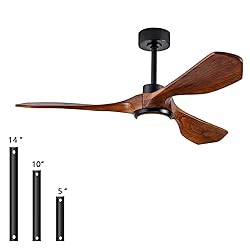 Ceiling Fans with Lights and Remote,52 Inch Unique