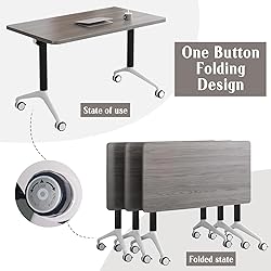 SOIUDNEB Conference Table,Wooden Folding Conference
