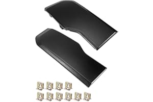 Front Bumper Guards Pads, Inserts Body Armor Anti-Scratch Edge Trim Cover, Fit for Ford F-150 2024 2025, 2PCS, Black