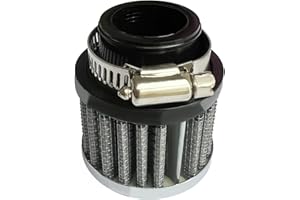 Air Intake Filter - 1" Universal Breather Filter, Automotive Cold Air Filter, Car Valve Cover Oil Breather Turbo Vent Crankca