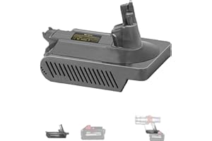 YRGJDCA for V10 Battery Adapter, Convert Power Tool Battery to for V10 Battery Replacement (for Milwaukee to for Dyson V10 Vacuums)