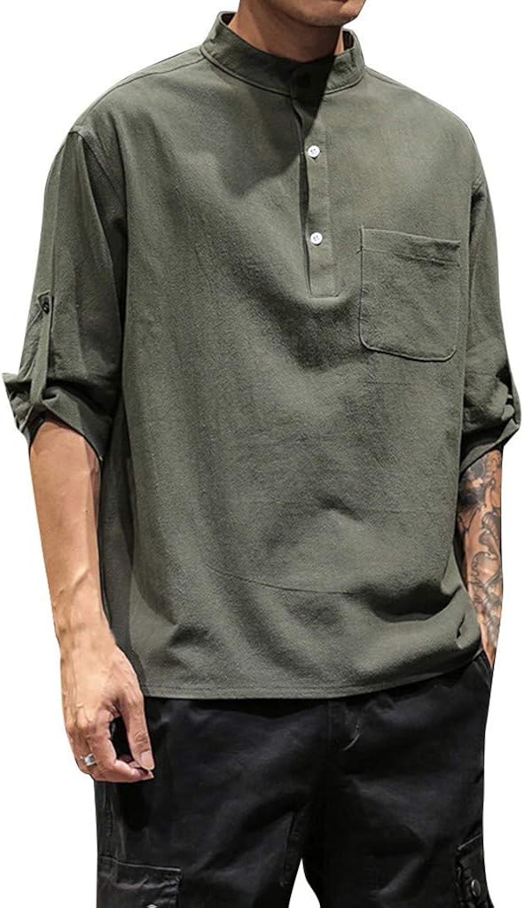 Hniunew Herrenmode Hemd Reine Kurze Armel Komfortable Taschenbluse Top Manner Bequem Atmungsaktiv Kurzarm College Bluse Sport Fitness Oberteile Business Oberteil Freizeithemd Urlaub Hemd Amazon De Bekleidung