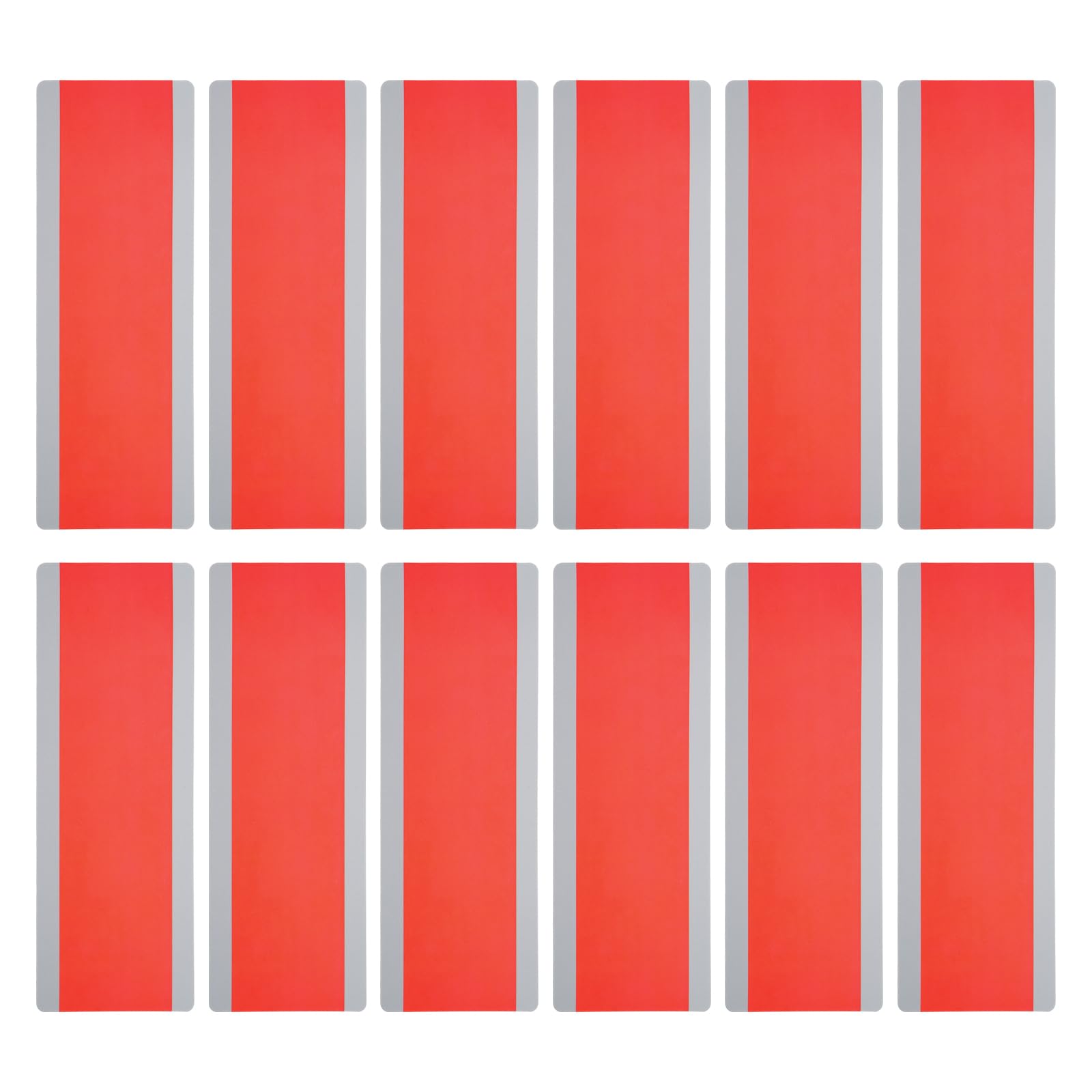 PATIKIL Guided Reading Strips, 12pcs Tracking Highlight Colored Overlay Bookmark Reduce Visual Stress Teacher Teaching Supplies for Classroom, Red — image 1