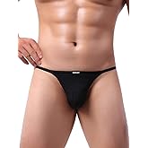 iKingsky Men's G-String Underwear Sexy Low Rise Bulge Y-back Thong Underwear