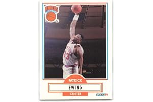 1990-91 Fleer #125 Patrick Ewing NM-MT New York Knicks Licensed NBA Basketball Trading Card