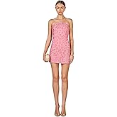 endless rose Women's Sequin Lace Strapless Mini Dress