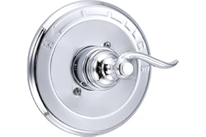 LOWCUS Pressure-Balancing Valve Trim Replacement for Delta BT14096 Windemere 14 Series, Chrome