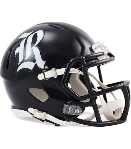Riddell Baylor White Metallic Revolution Speed Mini Football Helmet : Sports & Outdoors