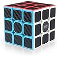 Little Golden Elephant QY Toys Warrior W Speed Cube 3x3- Smooth Carbon Fiber Sticker Magic Cube 3x3x3 Puzzles Toys, The Most Educational Toy to Effectively Improve Child's Concentration and Memory
