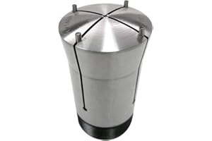 LYNDEX-NIKKEN Lyndex 360-001S 3J Steel Emergency Collet, 1/16" Pilot Hole, 3.75" Length, 2.20" Top Diameter, 2" Bottom Diameter