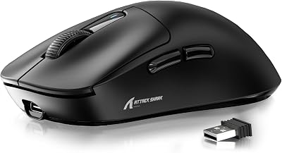 ATTACK SHARK X3 49g Ultra Light Gaming Mouse PixArt 3395 26000 DPI BT 2.4G