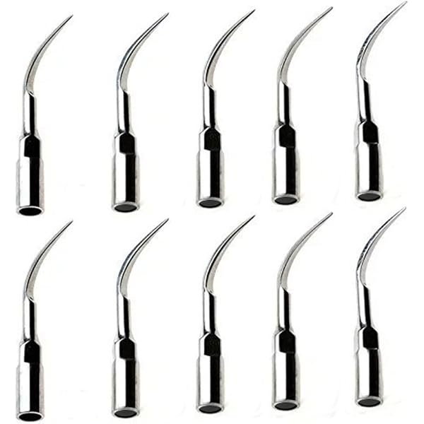 10 Piezas De Puntas De Escalador De Mezcla Dental (P1 G1 G2 G3 G4) Se Ajustan A La Pieza De Mano Del Escalador Ultrasónico EMS Woodpecker