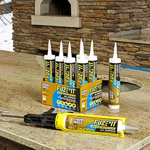 LIQUID NAILS LN2000 FuzeIt All Surface Construction Adhesive (9Ounce