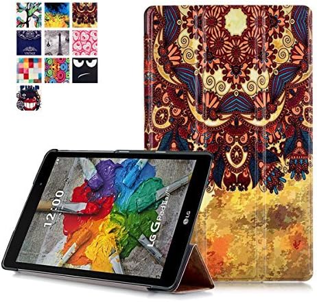 LG G Pad X 8.0 case, WITCASE LG G Pad X 8.0 AT&amp;T V520 / T-Mobile V521 Custom Slim Folio Tablet Case, Color painting case (Tribal)