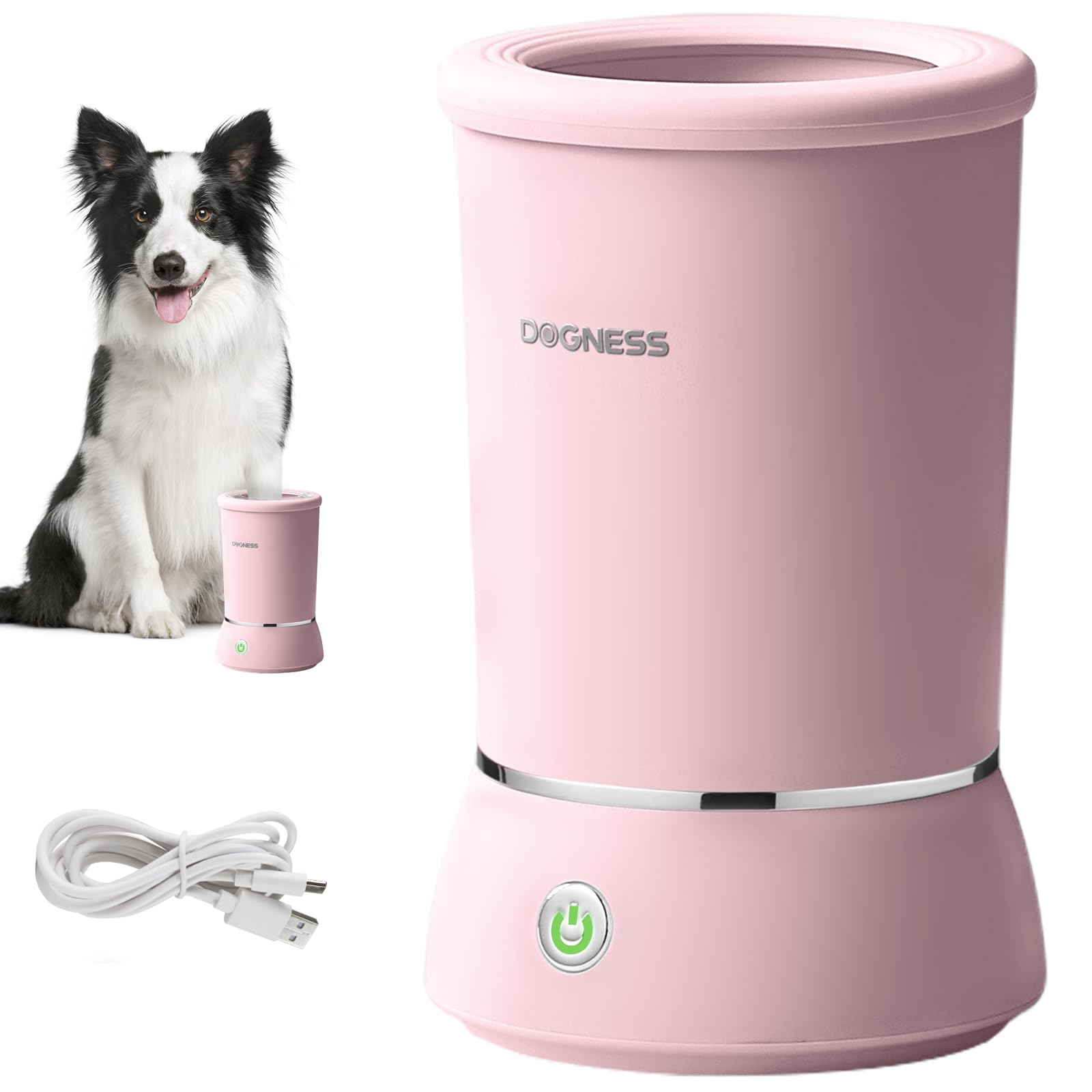 Photo 1 of DOGNESS W01 Automatic Dog Paw Cleaner for Small to Medium Dogs (Pink)