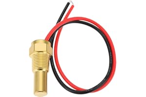 Be In Your Mind 1/8NPT Water Temperature Sensor Suitable for Car for Gauge Radiator Hose 12V-24V