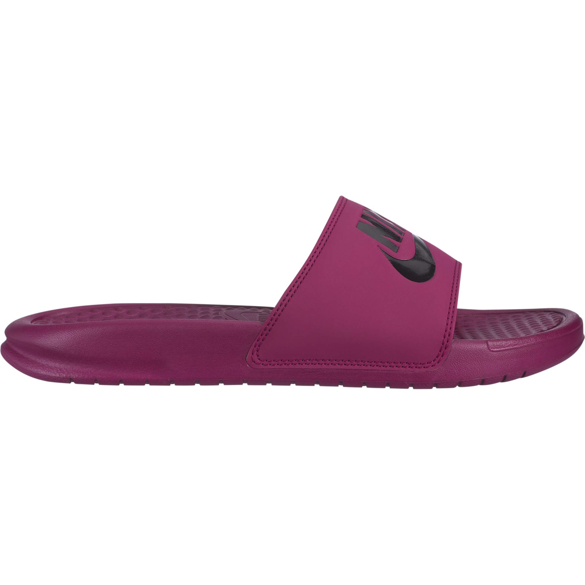 nike benassi maroon