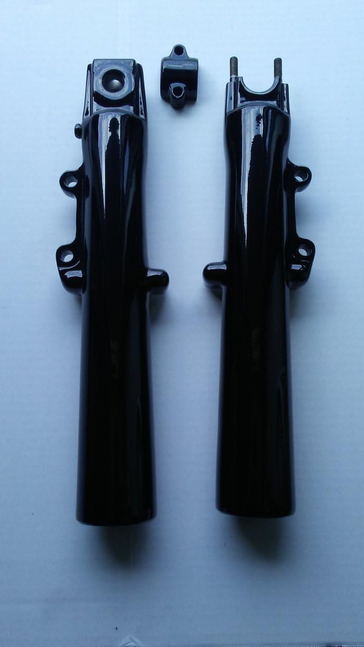 Harley Gloss Black Fork Sliders Softail Deluxe Heritage