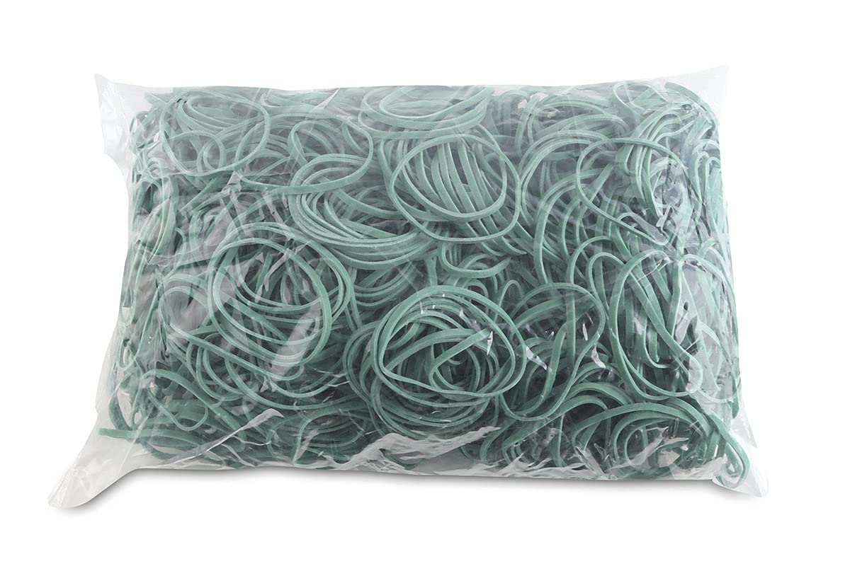 Rubber Bands OFFICE PRODUCTS Diameter 50mm 1,5x3mm 1000g Green/Small Office Accessories/Type-Standard/Material-Rubber/Weight (g)-1000 / Colour-Green/Size-1,5x3mm
