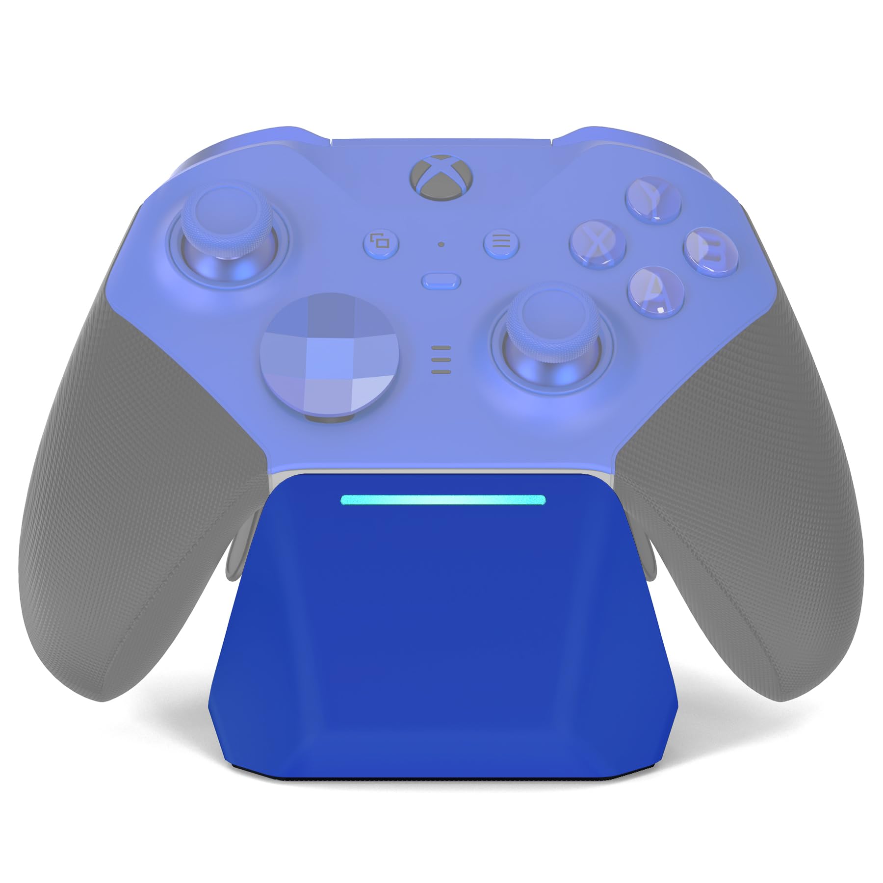 OSTROGEAR Charging Station Dock for Xbox Elite Series 2 Controller, Magnetic Charger Stand for Xbox Elite Series 2 Core Controller with Type C Charging Cable, LED Indicator - Blue
