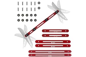 Stair Treads Gauge Template Tool - Stair Jig, Measuring Stair Tool, Shelf Scribe Tool for Stairs, Risers, Shelf and Cutting D
