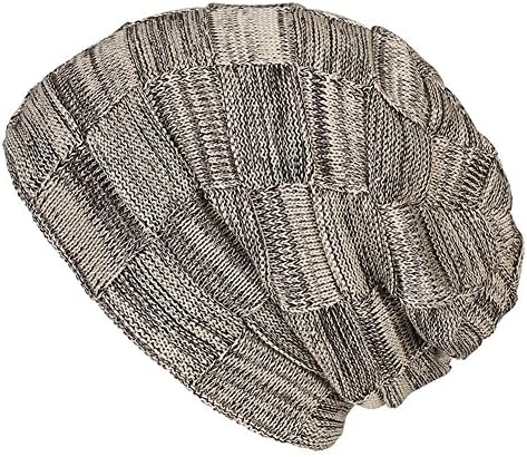 Kindor Wear Slouchy Knit Wool Warm Beanie Hat Fur Lining Winter Autumn Soft Cap for Women and Men