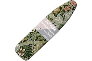 ZXFYGDX Cover for Ironing Board, William Morris Prints Table Top Ironing Board Cover with Nylon Buckle Straps and Elastic Edg