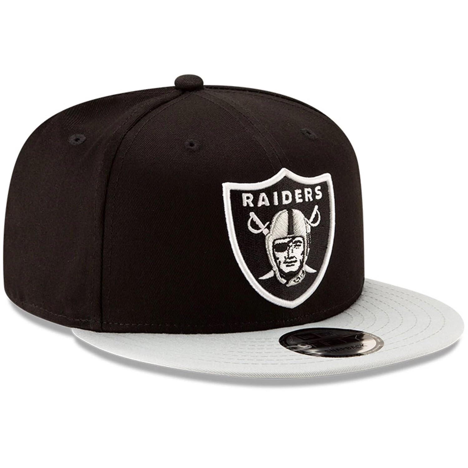 New Era NFL 9FIFTY 2-Tone Adjustable Snapback Hat Cap One Size Fits All (Las Vegas Raiders)