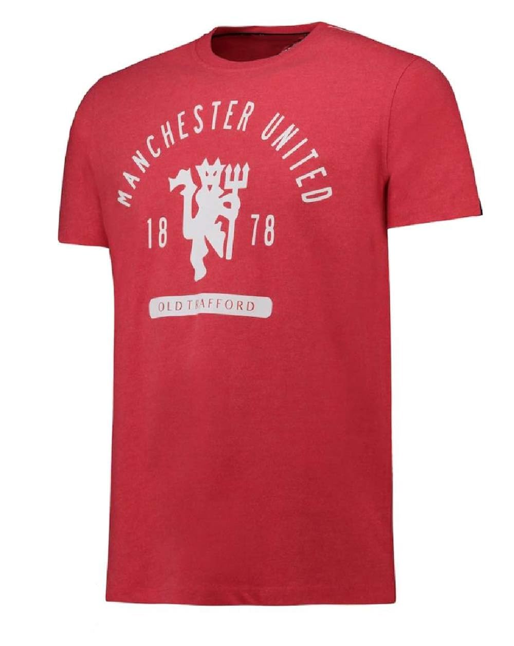 Buy Men's Manchester United FC Old Trafford Printed Cotton T Shirt Half