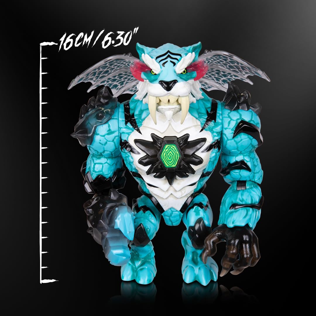 MrBeast Lab Apex Beast Tiger Collector Figure, 6.25